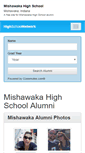 Mobile Screenshot of mishawakahighschool.org